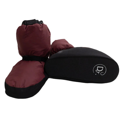 DansezVous Booty Warmup - Scaldapiedi punte Danza Classica Bootie colore bordeaux - Punto Fitness Potenza