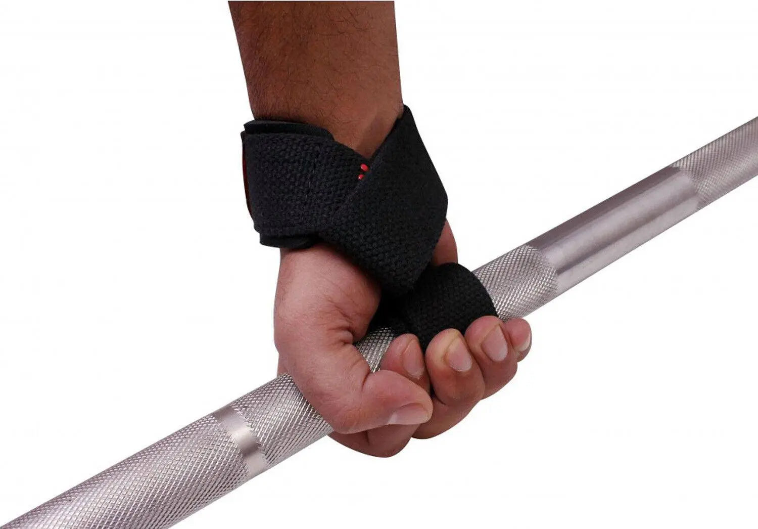 Sportech - Fasce per stacchi pesi palestra, cinghie sollevamento pesi polsiere straps allenamento Bodybuilding Powerlifting - Punto Fitness Potenza