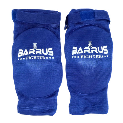 Barrus Gomitiere imbottite omologate WAKO protezione paragomiti Kickboxing MMA Muay Thai colore blu - Punto Fitness Potenza Arti Marziali