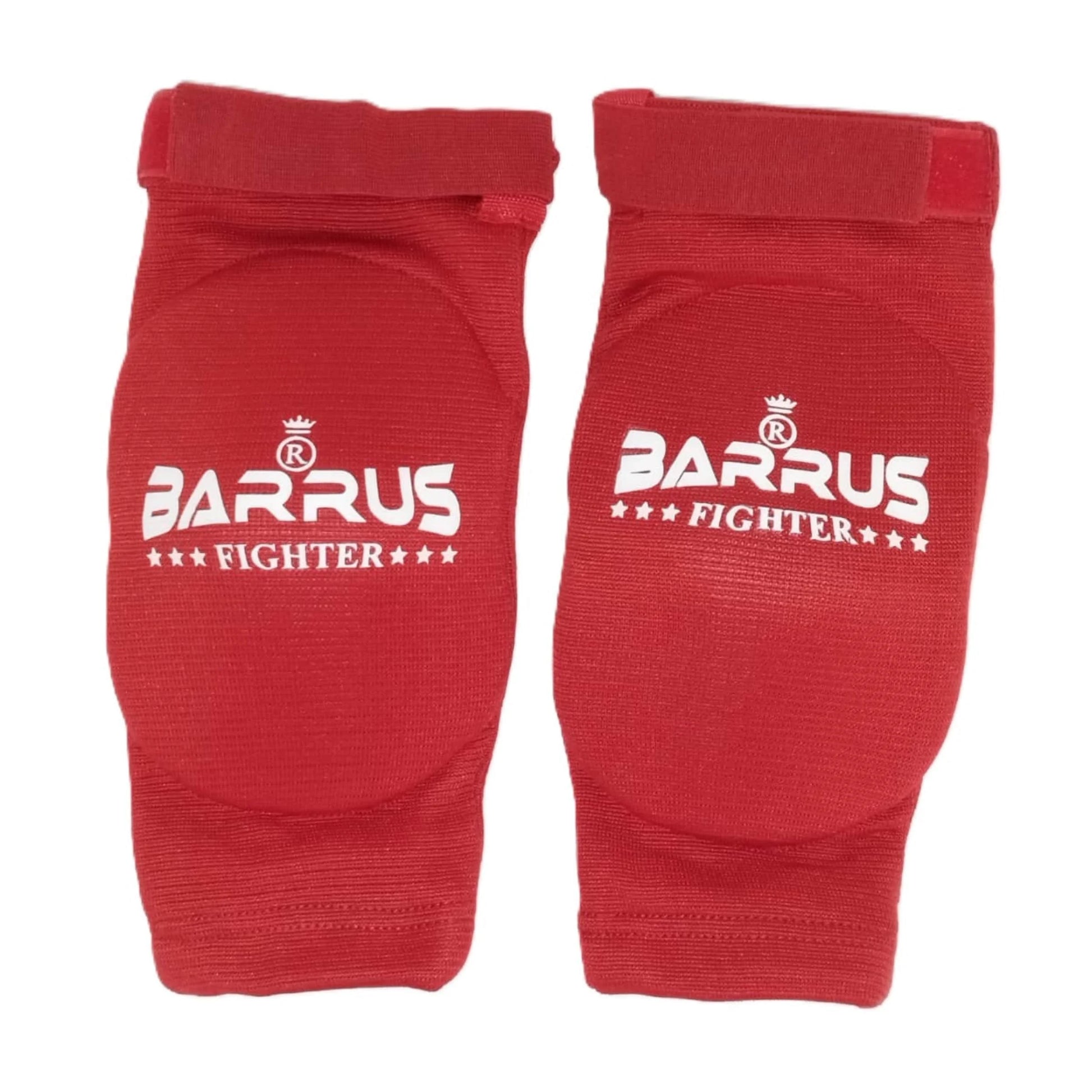 Barrus Gomitiere imbottite omologate WAKO protezione paragomiti Kickboxing MMA Muay Thai colore rosso - Punto Fitness Potenza Arti Marziali