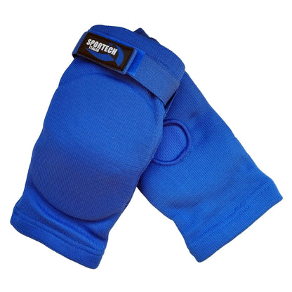 Gomitiere imbottite Sportech Muay Thai allenamento arti marziali MMA Kick Boxing Padel Moto Paragomiti imbottiti protezione gomiti Blu - Punto Fitness Potenza