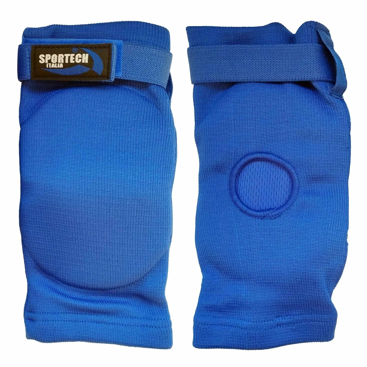 Gomitiere imbottite Sportech Muay Thai allenamento arti marziali MMA Kick Boxing Padel Moto Paragomiti imbottiti protezione gomiti Blu - Punto Fitness Potenza