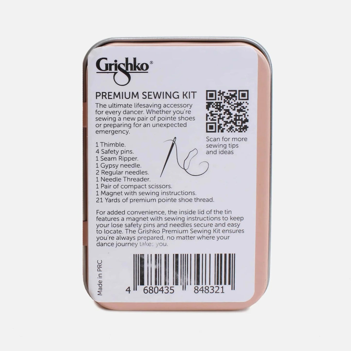 Grishko SK001G - Kit cucito per ballerina danza classica, contenuto e istruzioni | Punto Fitness Potenza
