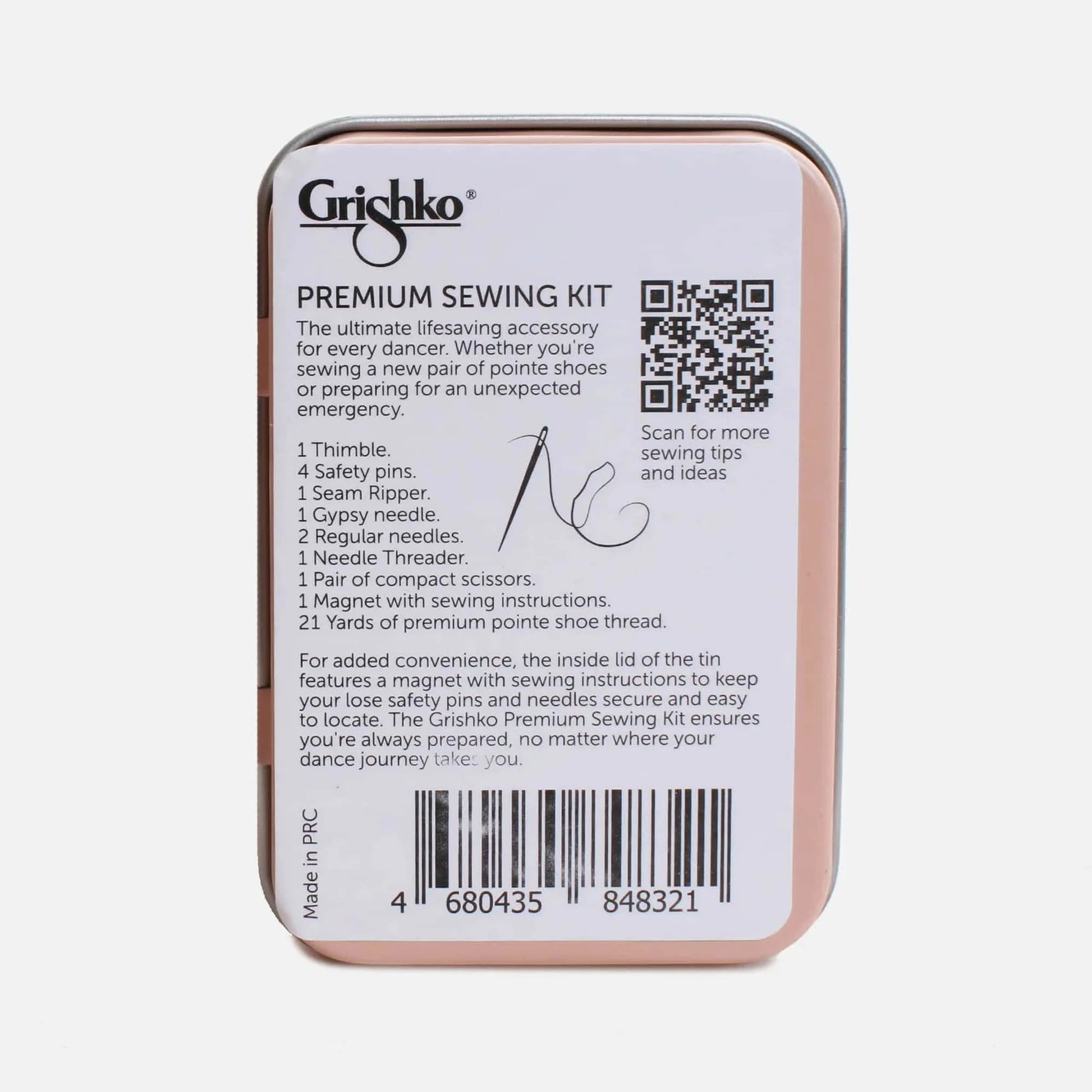 Grishko SK001G - Kit cucito per ballerina danza classica, contenuto e istruzioni | Punto Fitness Potenza