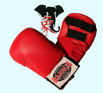 GUANTI KARATE GUANTINO BARRUS KUMITE col. ROSSO-BLU Mis. S-M-L - Punto Fitness