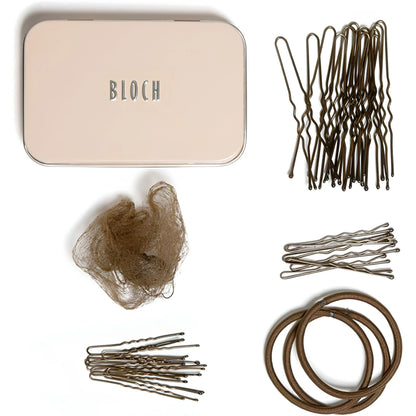 Bloch A0801 Kit per chignon capelli ballerina Danza Classica rete colore caramello | Punto Fitness Potenza