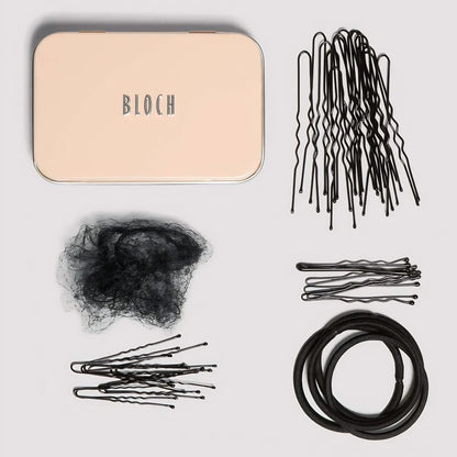 Bloch A0801 Kit per chignon capelli ballerina Danza Classica rete colore nero | Punto Fitness Potenza