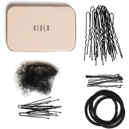Bloch A0801 Kit per chignon capelli ballerina Danza Classica rete colore nero | Punto Fitness Potenza