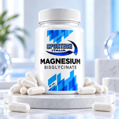 Sportech Magnesium Bisglycinate 60 capsule - Magnesio Bisglicinato Vegan senza Glutine e Lattosio lifestyle | Punto Fitness