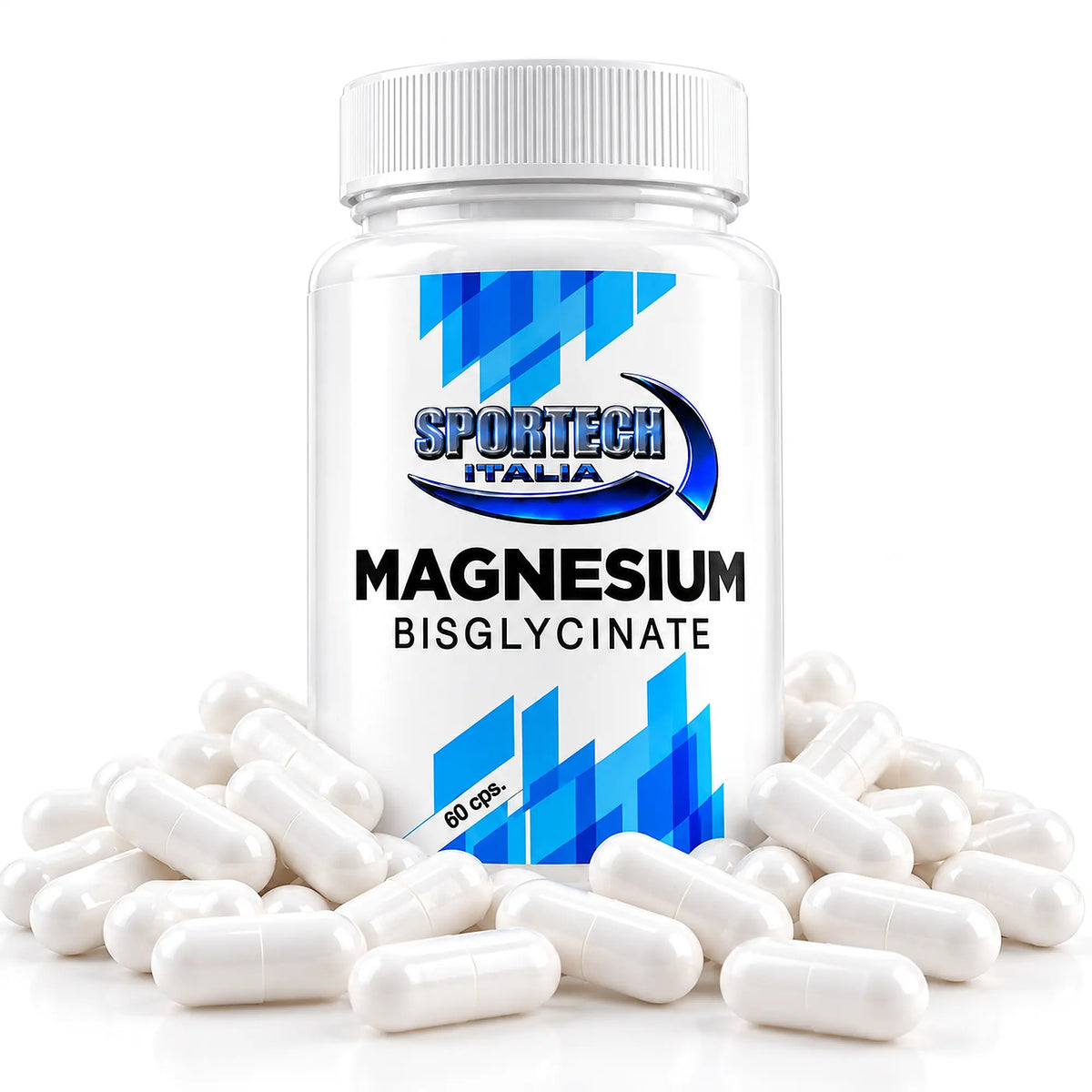 Sportech Magnesium Bisglycinate 60 capsule - Magnesio Bisglicinato Vegan senza Glutine e Lattosio Lifestyle | Punto Fitness