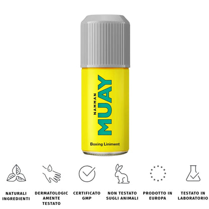 Namman Muay Active Boxing Liniment - Olio riscaldante antinfiammatorio dolori articolari e muscolari - Punto Fitness Potenza