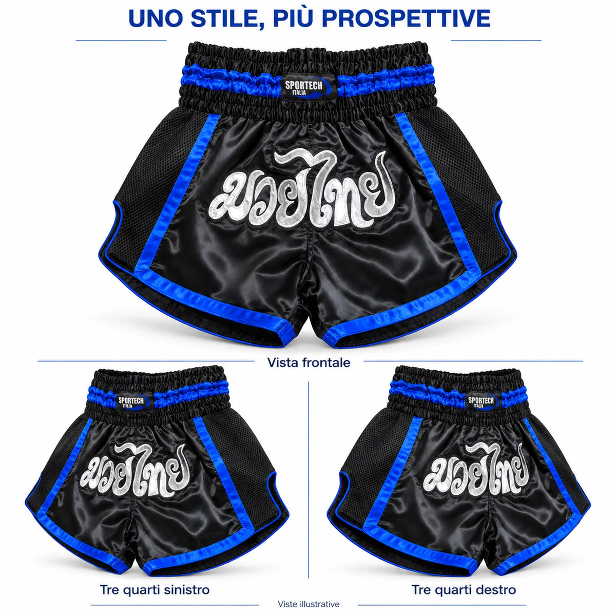 Muay-Thai-Shorts für Kickbox-, Grappling- und MMA-Training