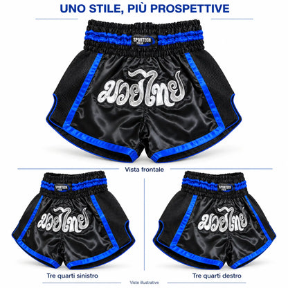 Muay-Thai-Shorts für Kickbox-, Grappling- und MMA-Training