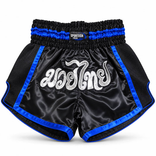 Pantaloncini Muay Thai shorts allenamento Kickboxing MMA - Sportech Italia ST151 | Punto Fitness Arti Marziali