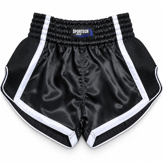 Pantaloncini Muay Thai shorts allenamento Kickboxing MMA - Sportech Italia ST150 | Punto Fitness Arti Marziali