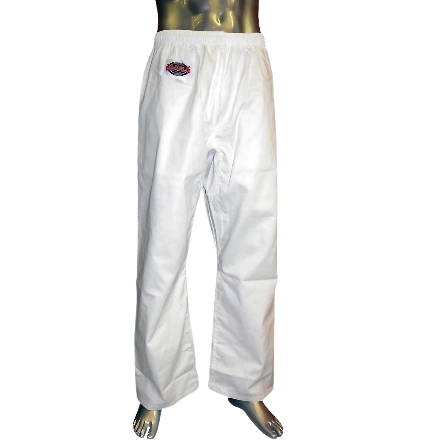 Pantaloni Cotone Bianco Arti Marziali Kobudo Karate Kung Fu Wushu Tai Chi - Punto Fitness Potenza