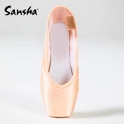 Punte Sansha Debutante D101SP scarpe da punta Danza Classica vista frontale - Punto Fitness Potenza