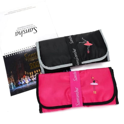 Sansha Point Shoes Bag - Borsa viaggio danza classica porta accessori (punte,collant,salvapunte) colori rosa o nero - Punto Fitness Potenza