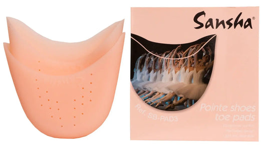 Salvapunte silicone traspirante Sansha - protezione punta ballerine Danza Classica - Punto Fitness Potenza