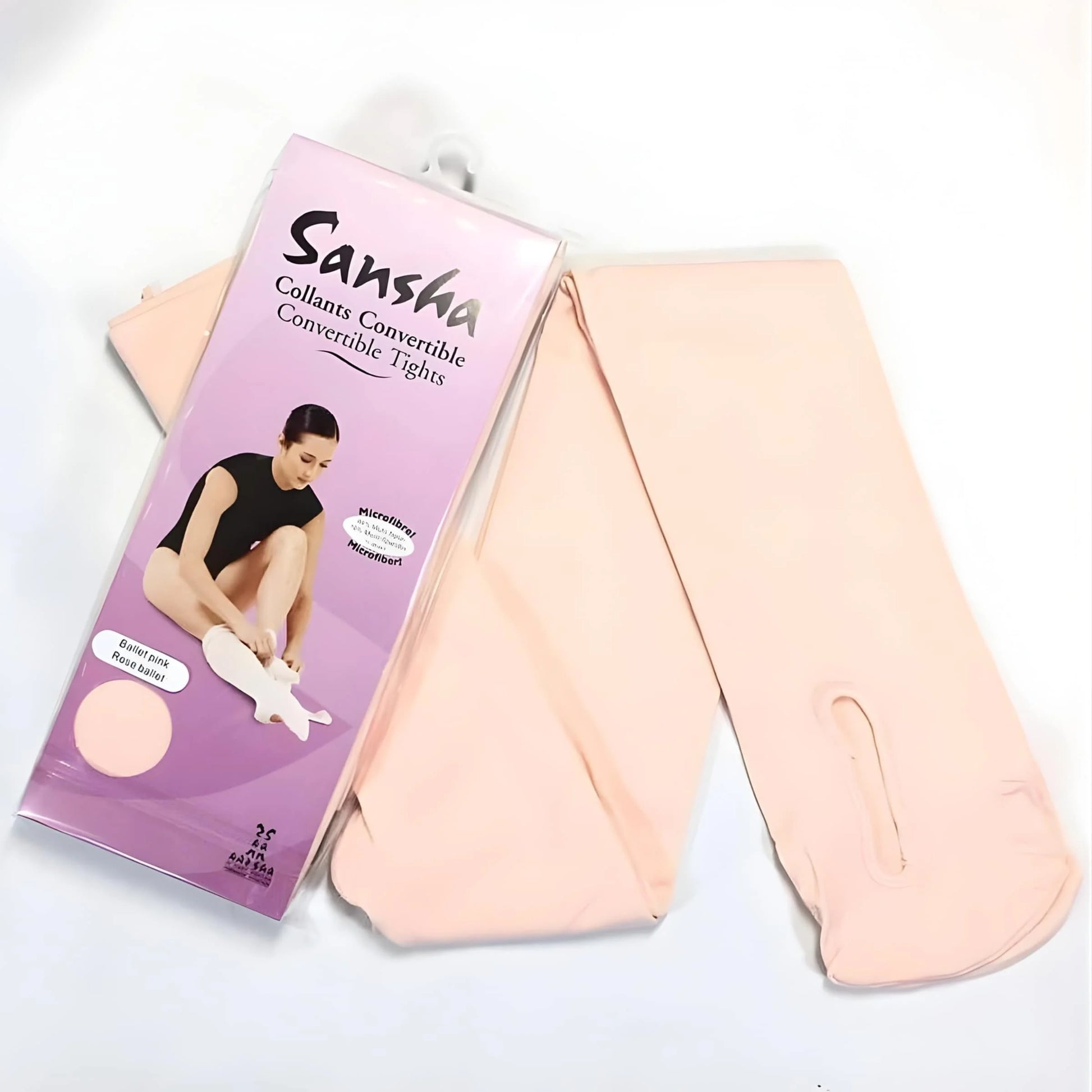 Sansha T90 collant convertibili Danza Classica calze per punte ballerina - Punto Fitness Potenza