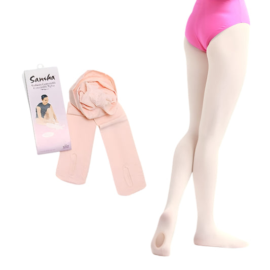 Sansha T90 collant convertibili Danza Classica calze per punte ballerina - Punto Fitness Potenza