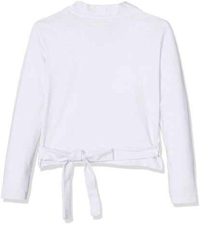 Sansha - Scaldacuore Danza Classica Candy incrociato ballerina cotone elasticizzato bianco - Punto Fitness Potenza