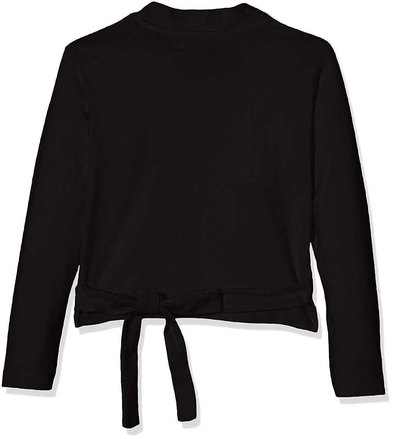 Sansha - Scaldacuore Danza Classica Candy incrociato ballerina cotone elasticizzato nero - Punto Fitness Potenza