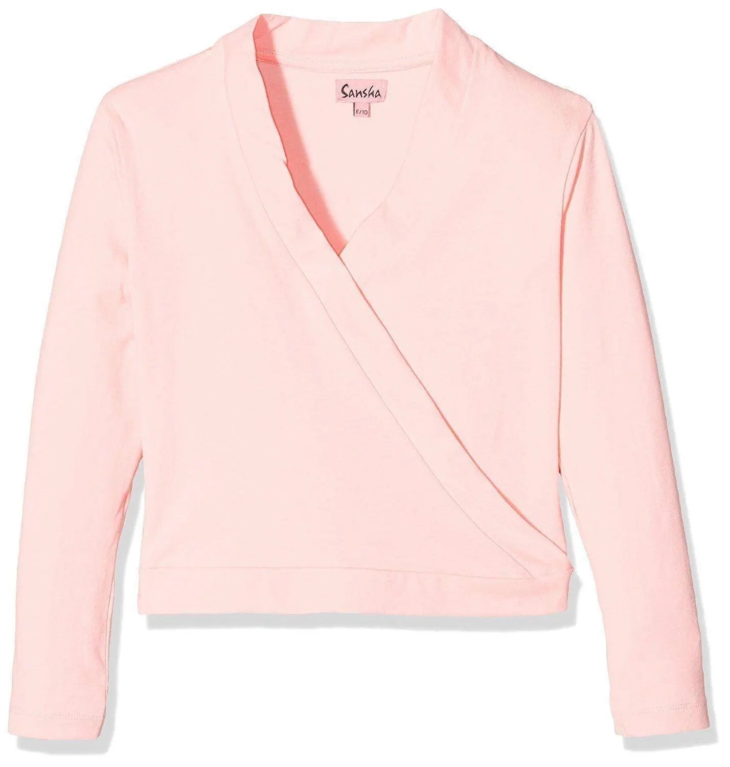 Sansha - Scaldacuore Danza Classica Candy incrociato ballerina cotone elasticizzato rosa - Punto Fitness Potenza