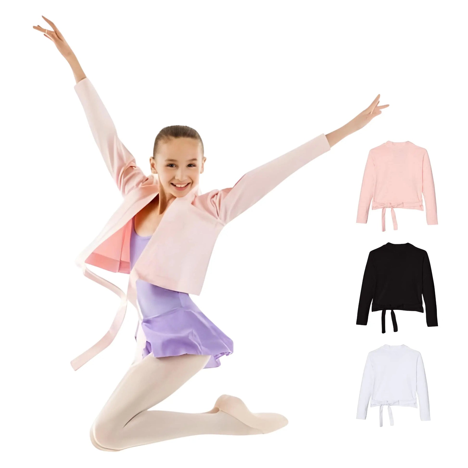 Sansha - Scaldacuore Danza Classica Candy incrociato ballerina cotone elasticizzato - Punto Fitness Potenza