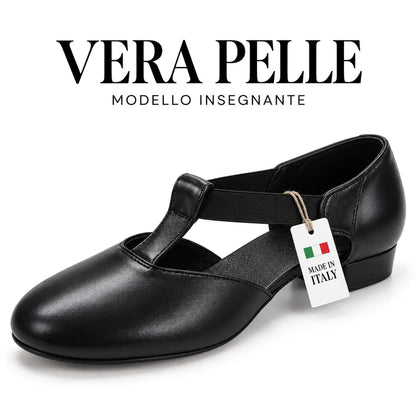 TuttoDanza - Scarpe da Ballo Donna in Vera Pelle per Balli di gruppo Pizzica Swing Made in Italy | Punto Fitness Potenza