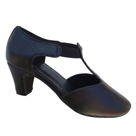 Scarpe Ballo T-BAR Vera Pelle Danza Liscio Studio allenamento Made in Italy - Punto Fitness Potenza