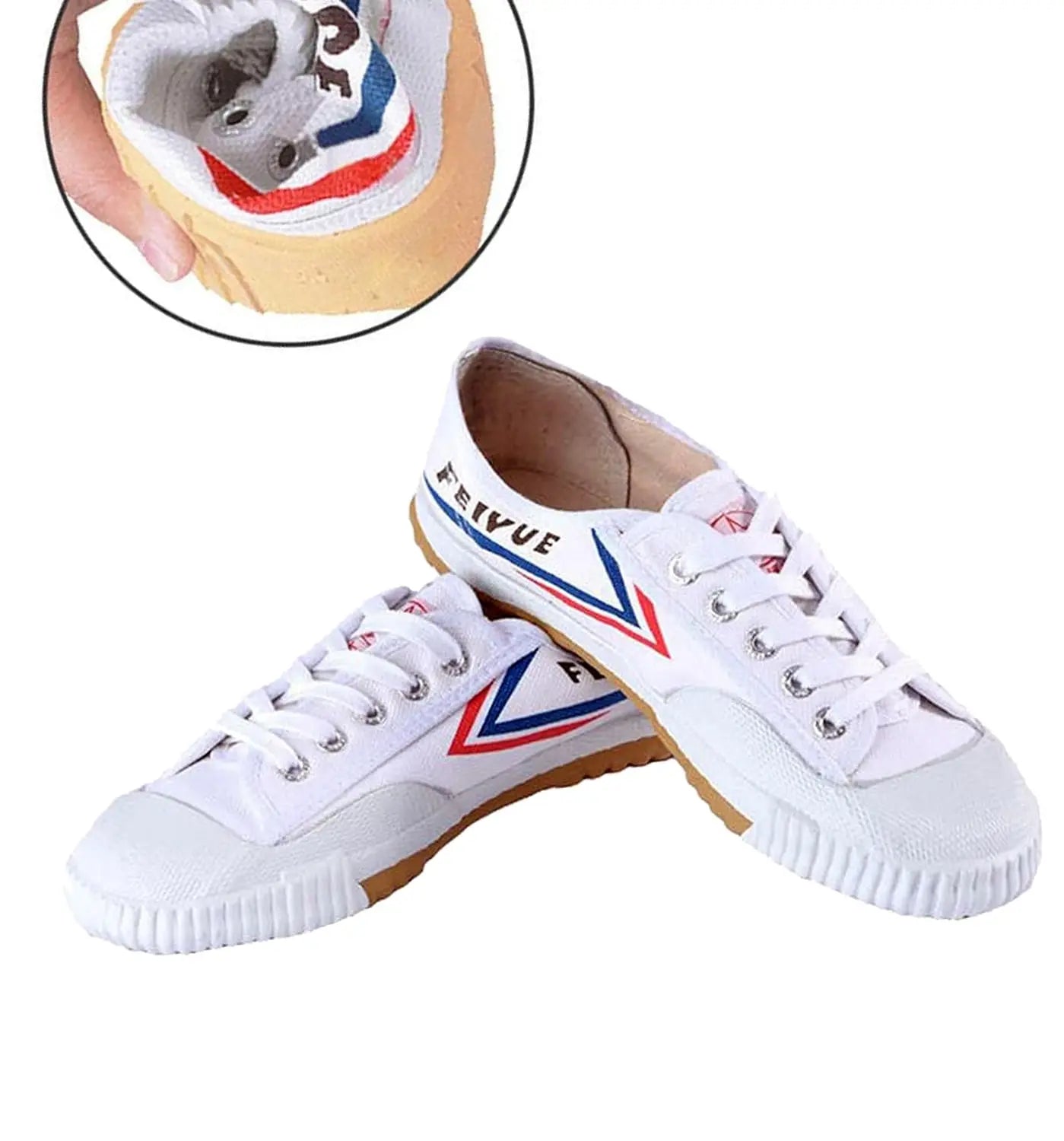 Scarpe Feiyue allenamento Arti Marziali KungFu Wushu Shaolin Bianche - Punto Fitness Potenza