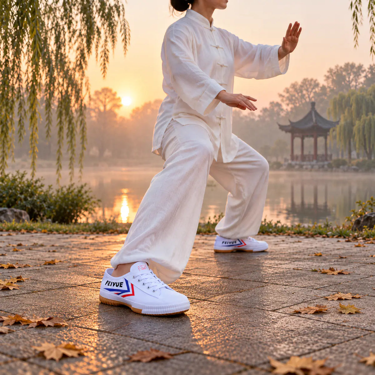 Scarpe Feiyue allenamento Arti Marziali KungFu Wushu Shaolin Bianche lifestyle - Punto Fitness Potenza