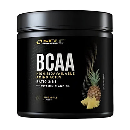 Self BCAA 211 - Aminoacidi ramificati polvere rapporto 2:1:1 gusto Ananas 200g - Punto Fitness Potenza