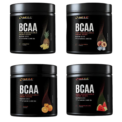 Self BCAA 211 - Aminoacidi ramificati polvere rapporto 2:1:1 gusti vari 200g - Punto Fitness Potenza