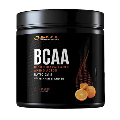 Self BCAA 211 - Aminoacidi ramificati polvere rapporto 2:1:1 gusto Arancia 200g - Punto Fitness Potenza