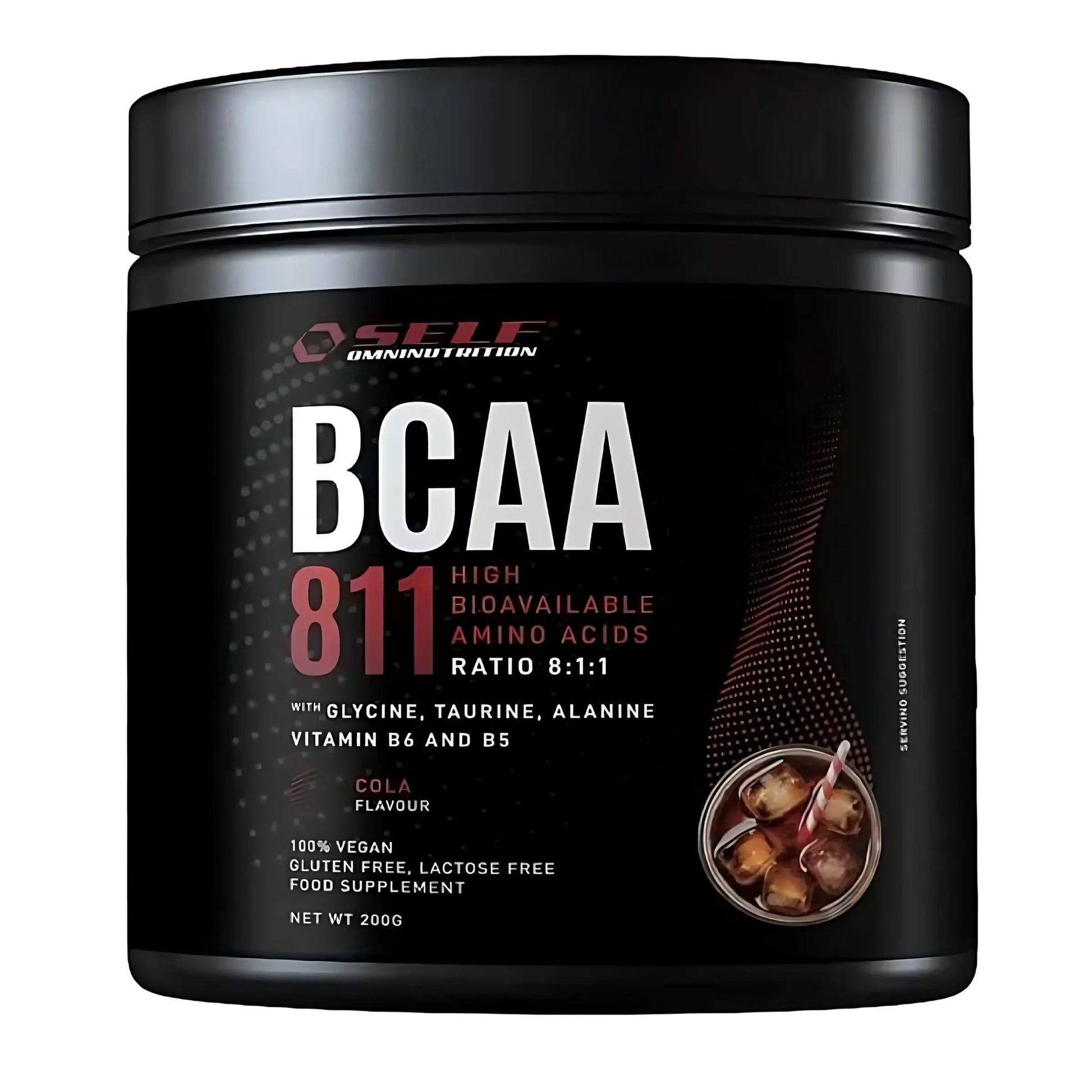 Self BCAA 811 - Aminoacidi ramificati polvere rapporto 8:1:1 200g Gusto Cola - Punto Fitness Potenza