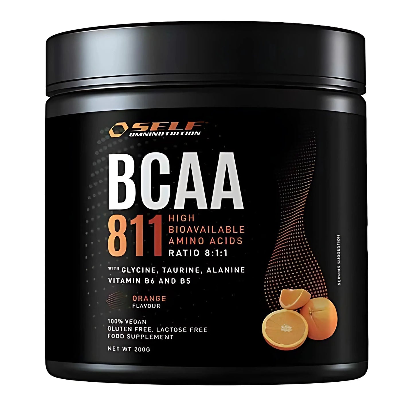 Self BCAA 811 - Aminoacidi ramificati polvere rapporto 8:1:1 200g Gusto Orange - Punto Fitness Potenza