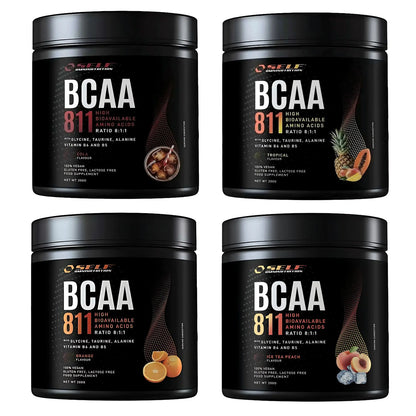 Self BCAA 811 - Aminoacidi ramificati polvere rapporto 8:1:1 gusti vari 200g - Punto Fitness Potenza