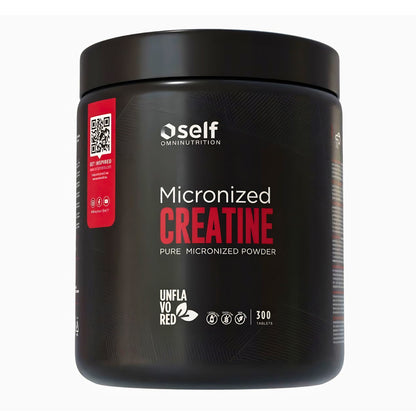 Self Omninutrition Micronized Creatine - creatina monoidrata micronizzata 300 compresse | Punto Fitness Integratori