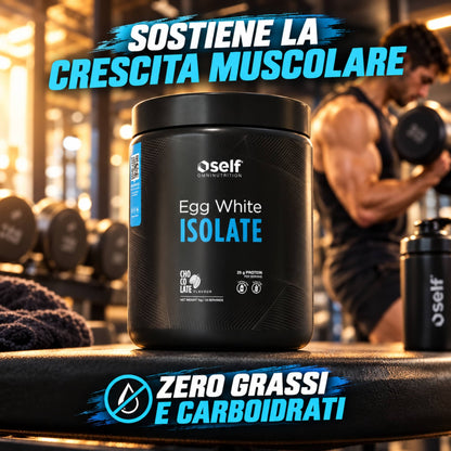 Self Omninutrition Egg White Isolate - Proteine dell'allbume dell'uovo in polvere, lifestyle | Punto Fitness Integratori