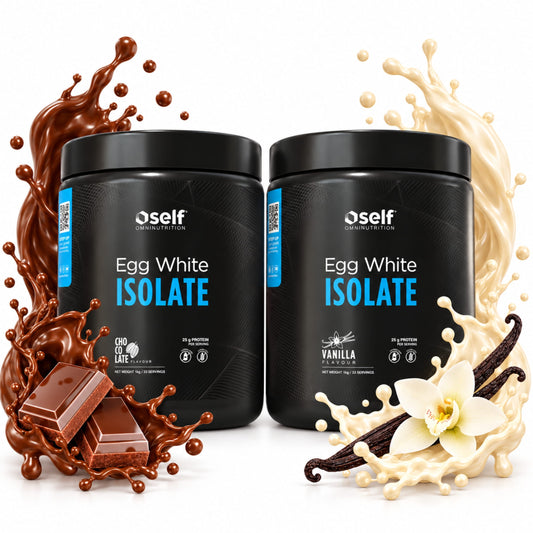 Self Omninutrition Egg White Isolate - Proteine dell'allbume dell'uovo in polvere, gusti cioccolato o vaniglia | Punto Fitness Integratori