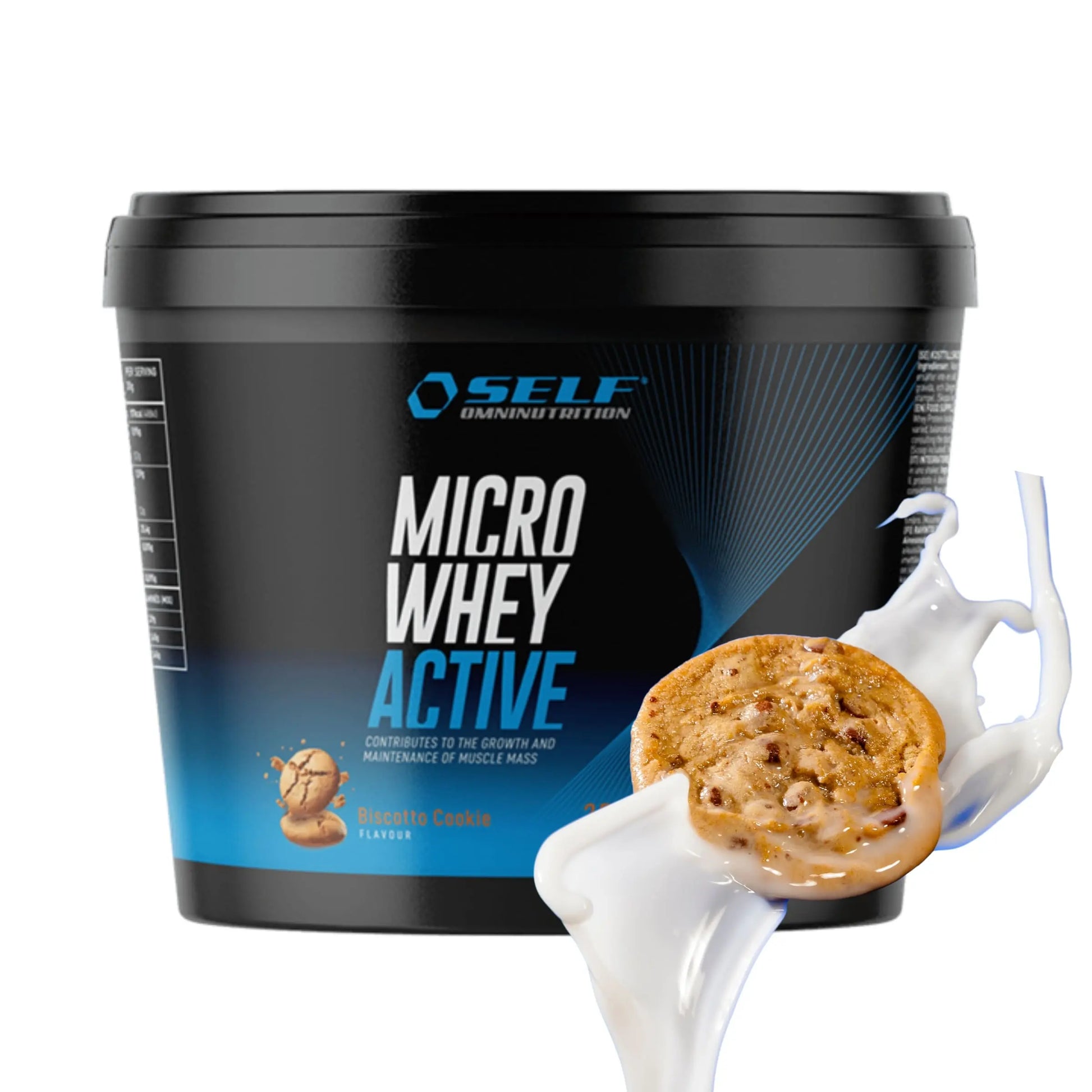 Self Omninutrition Micro Whey Active - Proteine in polvere isolate gusto Biscotto - Punto Fitness Potenza 