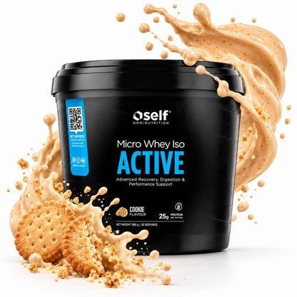 Self Omninutrition Micro Whey Iso Active - Proteine in polvere isolate gusto Biscotto | Punto Fitness Potenza Integratori