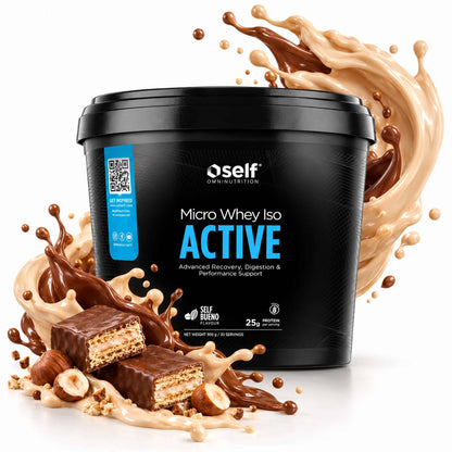 Self Omninutrition Micro Whey Iso Active - Proteine in polvere isolate gusto Bueno | Punto Fitness Potenza Integratori