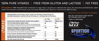 Self Omninutrition Pure Vitargo polvere carboidrati rapido assorbimento tabella nutrizionale | Punto Fitness Potenza integratori