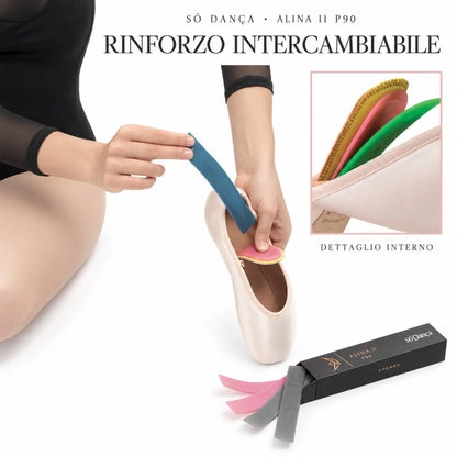 So Danca Alina II P90 - Scarpe da Punta Danza Classica punte ballerina rinforzo intercambiabile | Punto Fitness Potenza