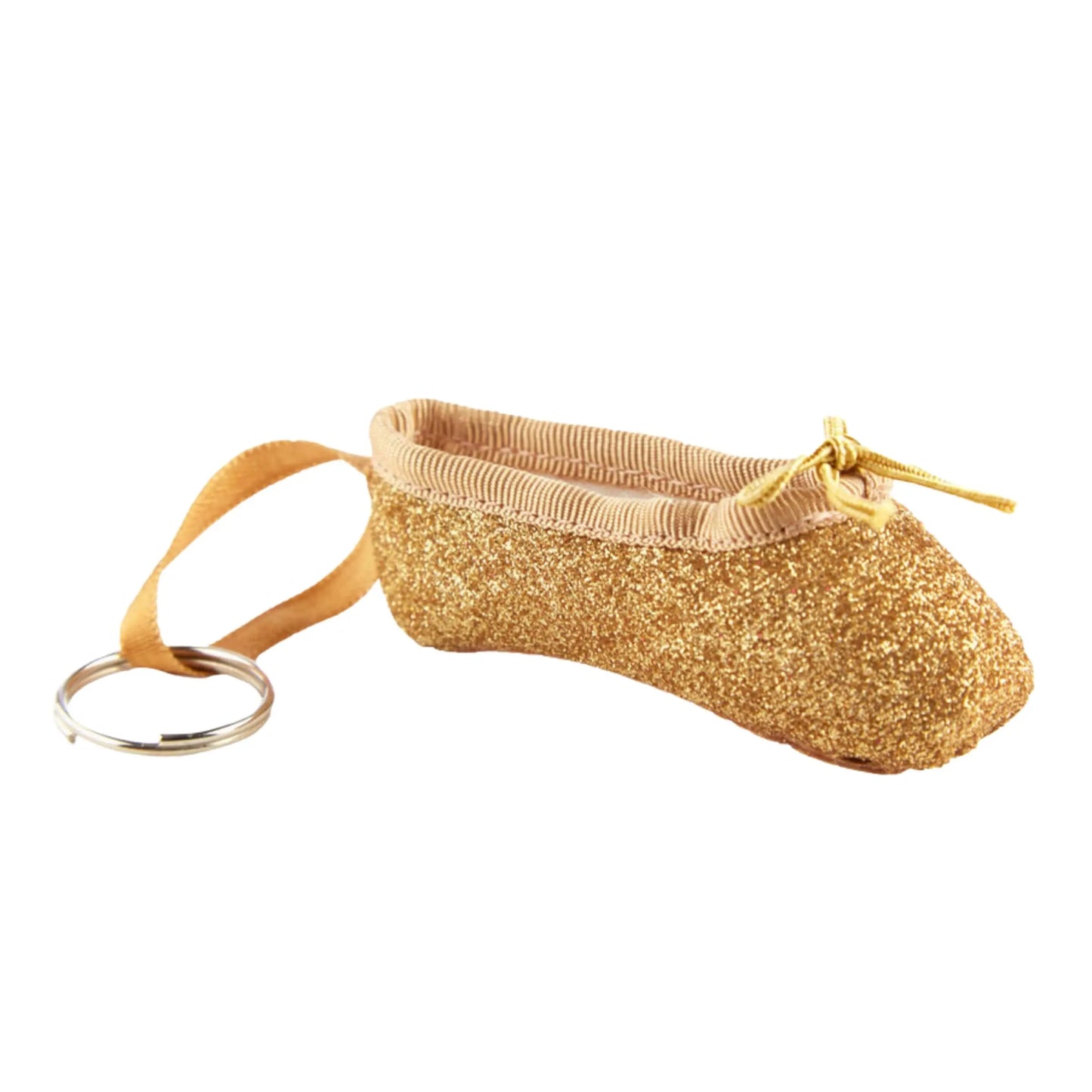 So Danca Pointe Shoe Key Ring - Portachiavi con scarpetta da punta KC01 Colore Oro Glitter - Punto Fitness Potenza