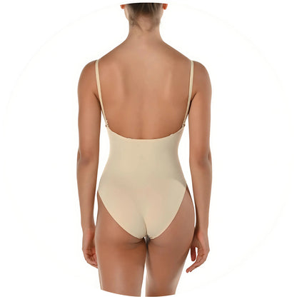 Sottobody Danza Classica - Body intimo donna nude carne Ballerina Ballo Saggio Dietro - Punto Fitness Potenza