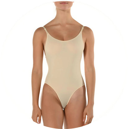 Sottobody Danza Classica - Body intimo donna nude carne Ballerina Ballo Saggio Davanti - Punto Fitness Potenza